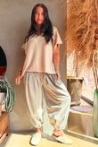 Conrad Cap Sleeve Tank Stone